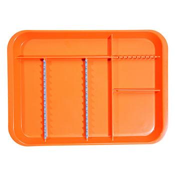 B-Lok Set-Up/Flat Tray B 13 3/8 in x 9 5/8 in x 7/8 in Blue Plastic  Autoclavable Each