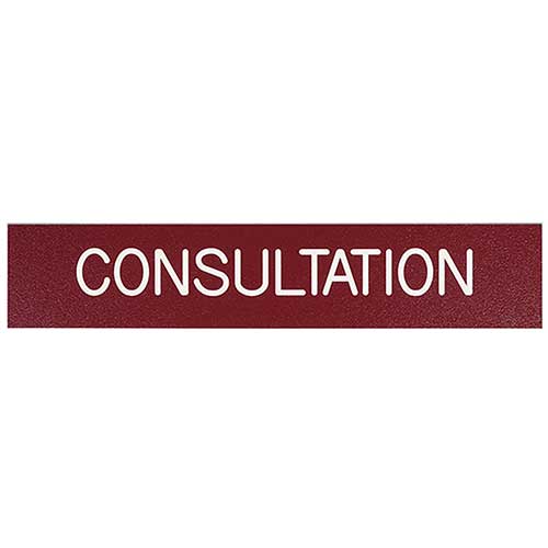 Office Sign: CONSULTATION Room ID Sign