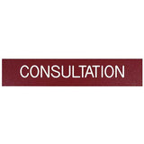 Office Sign: CONSULTATION Room ID Sign