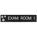 Office Sign: EXAM ROOM with 3 Paws ID Sign