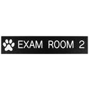 Office Sign: EXAM ROOM with Paw ID Sign