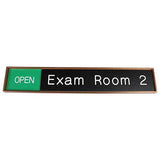 Office Sign: EXAM ROOM Slider Room Sign