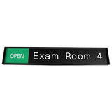 Office Sign: EXAM ROOM Slider Room Sign