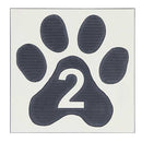 Office Sign: Room ID Sign (Paw)