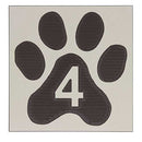 Office Sign: Room ID Sign (Paw)