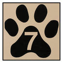 Office Sign: Room ID Sign (Paw)
