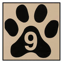 Office Sign: Room ID Sign (Paw)