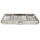 Cislak Stainless Steel 5 Instrument Cassette (Single-bar design)