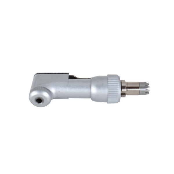 Veterinary dental Serona Animal Health E-Type Contra Angle Head, 30K RPM Latch Type (12 tooth), crafted from stainless steel.