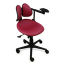 Veterinary dental RGP 400-D with hydraulically controlled single lever mechanism, patented split backrest, a contour seat cushion, & more!