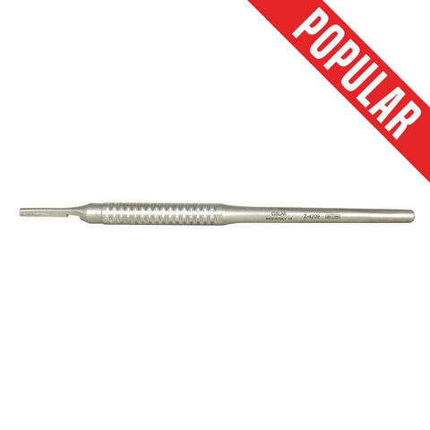 Shop online at Serona.ca for a variety of veterinary dental products including the Cislak #5 Round Scalpel Blade Handle, crafted from stainless steel.