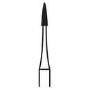 Shop online at Serona.ca for the veterinary dental Brasseler FG 889 Flame Diamond Bur with head sizes of 9, as well as 10 and has a shank size of 19 mm.