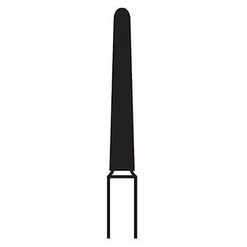 Shop online at Serona.ca for the veterinary dental Brasseler FG 850 Round-End Taper Diamond Bur with head sizes 12, 14, 16, 18, & 23 (shank size of 19 mm).