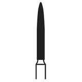 Shop online at Serona.ca for the veterinary dental Brasseler FG 862 Flame Diamond Bur with head sizes of 12, as well as 16, with a shank size of 19 mm.
