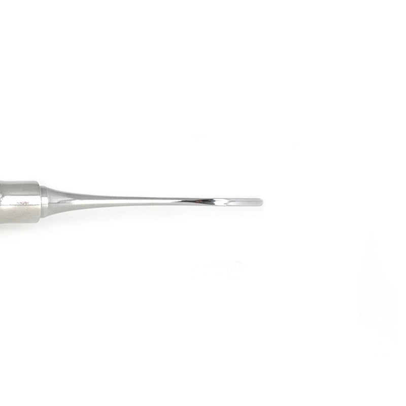 Shop online for the veterinary dental Cislak 1.3mm Outside-Curved Elevator. The fin tip is useful for extraction in small places. Available in XS and REG.