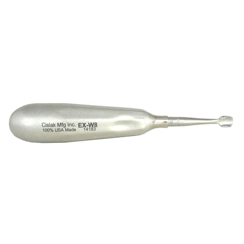 Shop online for the veterinary dental Cislak Winged Elevators (1mm through 8mm), which is available for purchase in x-small & regular handle sizes at Seron.