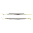 Shop online for the veterinary dental set of Cislak Double-Ended Kurtzman Periotomes, which are crafted from stainless steel & available for sale at Serona.