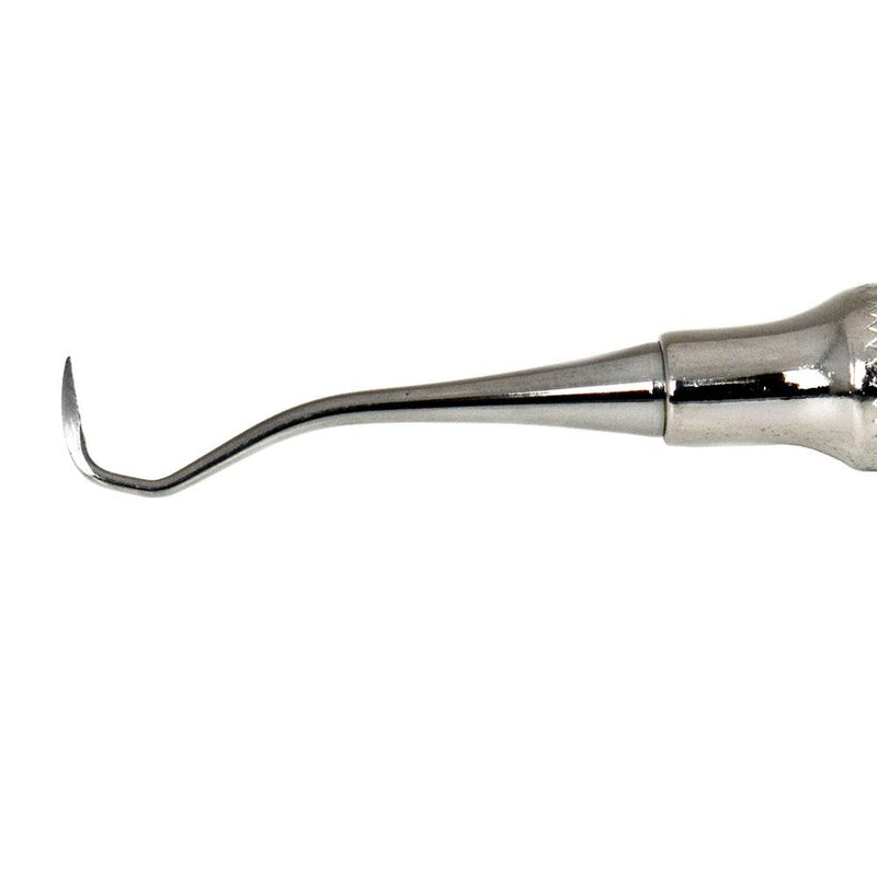 Veterinary dental Cislak Sickle/Jacquette Scaler (H5/J33), in stainless steel.