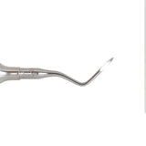 Shop online for the veterinary dental RT-3: Cislak Canine Root Tip Pick, Left (Heidbrink 1), which is crafted from stainless steel and available at Serona.
