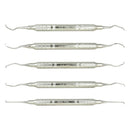 Shop online for the veterinary dental Serona Feline Scaler/Curette Kit (7 pieces). Available for purchase in stainless steel (XL & CS108) as well as Z-SOFT.