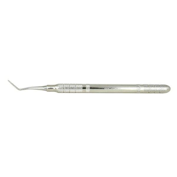 Shop online at Serona for the veterinary dental Cislak Left Bent Feline Root Tip Pick (West Apical 2). Available for sale in stainless steel (XL) & Z-SOFT.