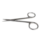 Shop online at Serona for the veterinary dental Cislak Iris Straight Scissors (11.5 cm). Measurement: 3.50"/9.0cm. Available in Stainless Steel and Carbide.
