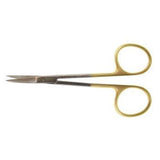 Veterinary dental Cislak Iris Curved Scissors, in tungsten carbide. Measurements: 4.50"/11.50 cm.