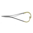 Veterinary dental Cislak Mathieu Needle Holder, in tungsten carbide. Measurement: 5.50"/14.0cm.