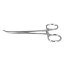 Veterinary dental Cislak Halsted Hemostat (premium version). Made from stainless steel in straight & curved. Measurements: 4.75"/12.0cm.