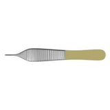 Shop online at Serona for the veterinary dental Cislak Serrated Adson Tissue Plier. Available for sale in small, large, stainless steel, and tungsten carbide.