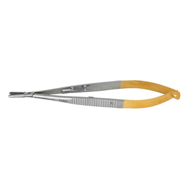 Shop online for the veterinary dental Cislak Castroviejo Flat Body Needle Holders. Available in stainless steel, tungsten carbide, regular jaw, & thin jaw.
