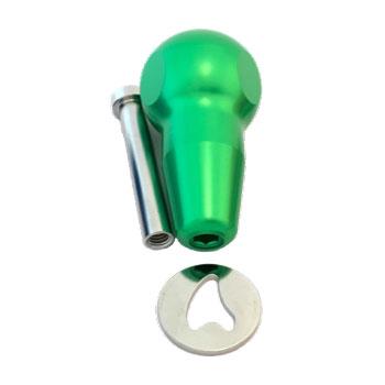 Veterinary dental Dentanomic Ergonomic Handle in green. These Dentanomic handles are easy to grip.