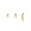 Veterinary dental Feline Lower Left Quadrant, Dentoform Replacement Teeth.