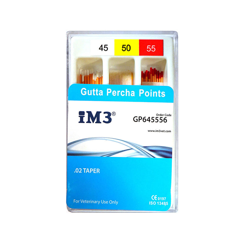 Gutta Percha Points - 60mm - ISO 45-55 - 60pcs