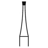 Shop online at Serona.ca for the veterinary dental Brasseler FG Inverted Cone Short Burs, which are available in various head sizes with a shank size of 19 mm.