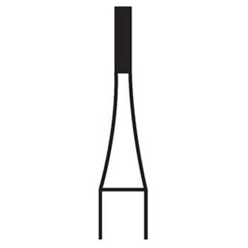 Shop online at Serona.ca for the veterinary dental Brasseler FG Flat-End Fissure Burs, which are available in various head sizes with a shank size of 19mm.