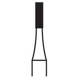 Shop online at Serona.ca for the veterinary dental Brasseler FG Flat-End Fissure Burs, which are available in various head sizes with a shank size of 19mm.