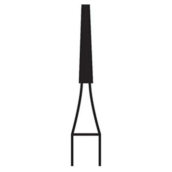Shop online at Serona.ca for the veterinary dental Brasseler FG Long Flat-End Taper Cross-Cut Fissure Surgical Burs, which are available in various head sizes.