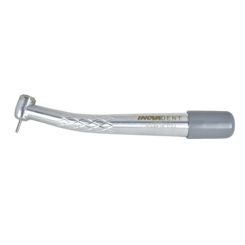 Shop Serona online for the veterinary dental Inovadent High-Speed Push Button Handpiece, with no light with a push button, 400,000 RPM, and is autoclavable.