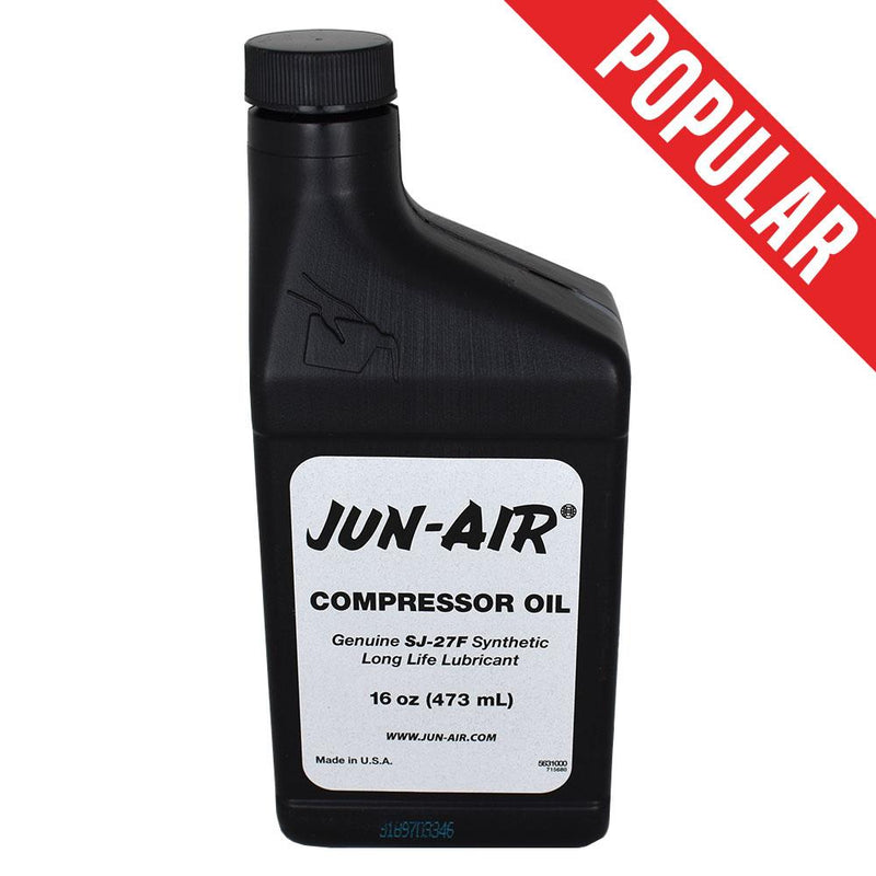Shop online for the veterinary dental JUN-Air® SJ 27 Synthetic Compressor Oil - 500ml bottle. Suitable for use in all Inovadent and Vetsonics dental carts.