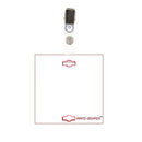 Veterinary dental Write-Boards™ Cage Tags - 3" x 3" in white.