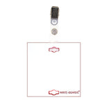 Veterinary dental Write-Boards™ Cage Tags - 3" x 3" in white.