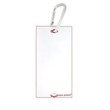 Veterinary dental Write-Boards™ Cage Tags - 3" x 6" in white.