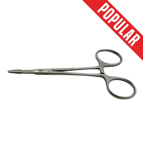 Shop online for the veterinary dental Cislak Micro Olsen-Hegar Needle Holder. Available in stainless steel and tungsten carbide. Dimensions: 4.75"/12.0 cm.