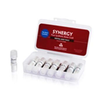 Veterinary dental VTS Synergy™ - Pure Synthetic Bone Graft, which is an advanced biosynthetic bone graft comprised of calcium phosphates.