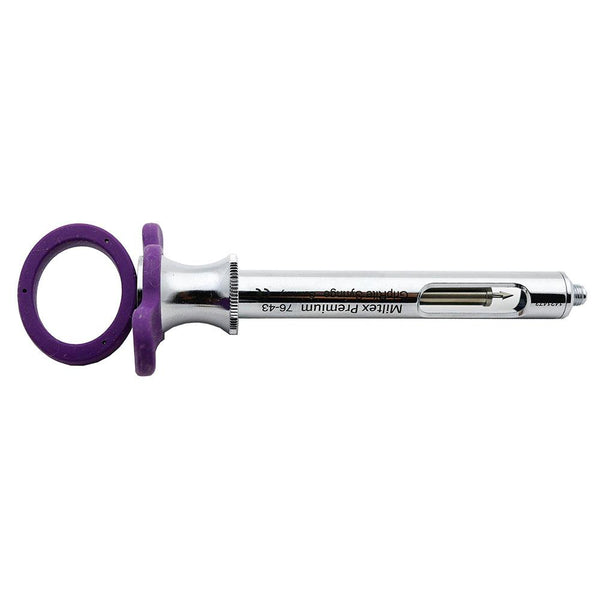 Shop online for the veterinary dental Griprite CW Aspirating Syringe, which comes with silicone covered handles & wings for comfort in petite and standard.