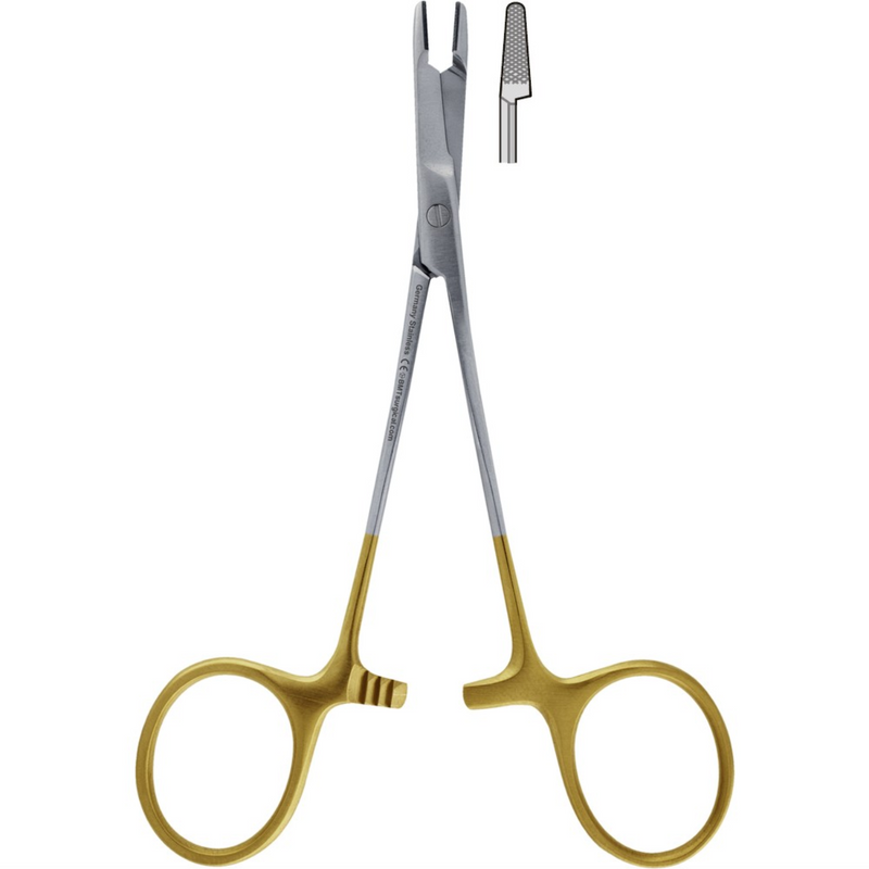 BMT Needle Holder Olsen-Hegar, TC, 14 cm