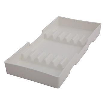 Shop online at Serona.ca for a variety of veterinary instrument trays including the Zirc #16A Hand Instrument Tray (Regular). Dimension: 7-3/4" x 3-3/4" x 1".