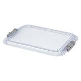 Shop online at Serona.ca for the veterinary dental Zirc Zirc B-Size Clear Tray Cover complete with locking. The tray dimensions are 13-7/8" x 9-7/8" x 3/4".
