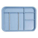 Shop online at Serona.ca for the veterinary dental Zirc B-Lock Antimicrobial Divided Tray (holds 12 instruments), available for sale in a variety of colours.